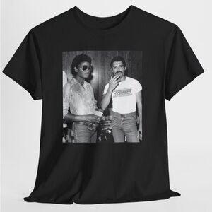 Black Graphic T-Shirt vintage, Michael Jackson and Freddie Mercury from Queen